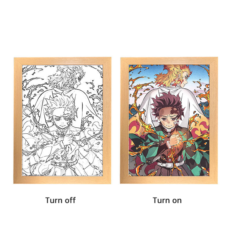 🌙 Lampe Manga LED – Veilleuse Déco Inspirée d’Anime