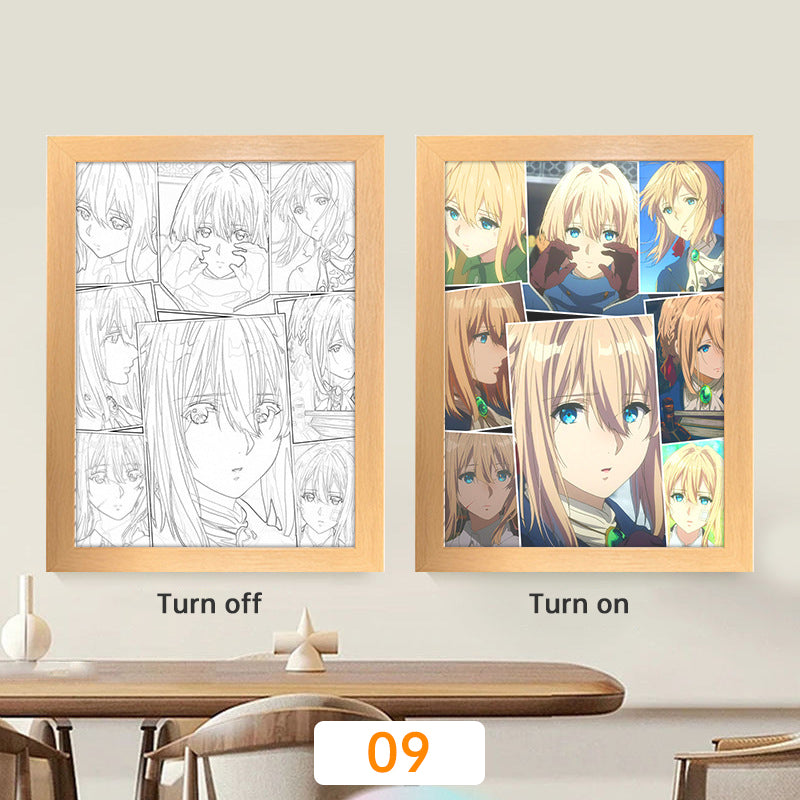 🌙 Lampe Manga LED – Veilleuse Déco Inspirée d’Anime