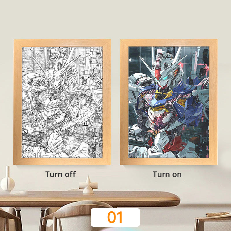 🌙 Lampe Manga LED – Veilleuse Déco Inspirée d’Anime