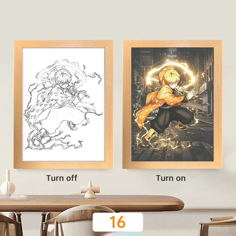 🌙 Lampe Manga LED – Veilleuse Déco Inspirée d’Anime