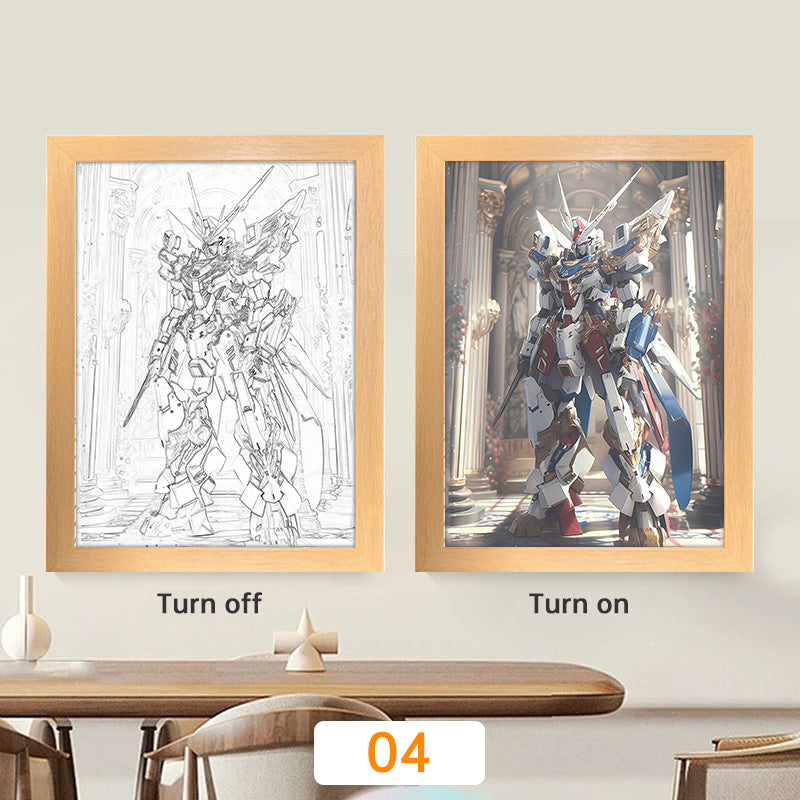 🌙 Lampe Manga LED – Veilleuse Déco Inspirée d’Anime
