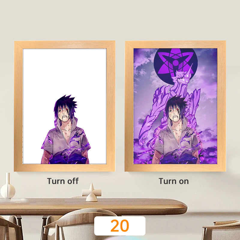 🌙 Lampe Manga LED – Veilleuse Déco Inspirée d’Anime
