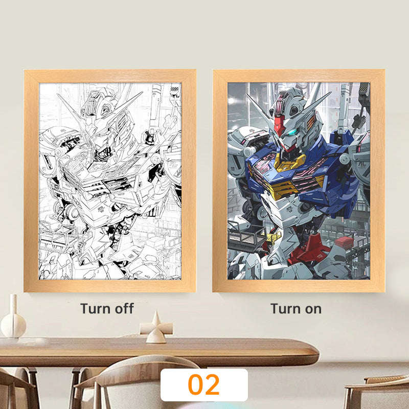 🌙 Lampe Manga LED – Veilleuse Déco Inspirée d’Anime
